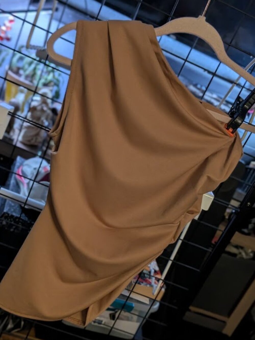 GT5- AVELORIA One Shoulder Ruched Top - Picture 2 of 5